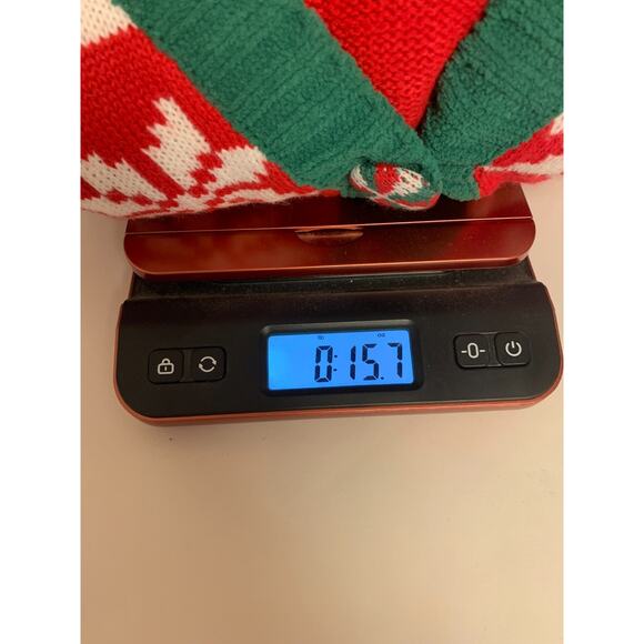 Holiday Time Cardigan Sweater Snowflakes Tree Sequins Hearts Christmas Size XS - Picture 10 of 10